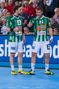 Die G�ppinger Nationalspieler Tim Kneule und Michael Kraus blieben blass.