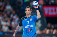 Renato Vugrinec war in den ersten zwanzig Minuten nahezu Alleinunterhalter in Skopjes Angriff.