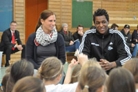 Wael Jallouz war im Februar im Gymnasium Kronshagen zu Gast.