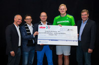 v.l.n.r.: Priv.-Doz. Dr. med. Gunnar Cario, Michal Brylinski, Wieslaw Milkiewicz, Patrick Wiencek, Klaus Elwardt.