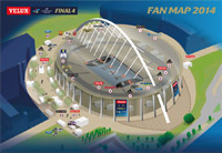 �bersichtskarte der Lanxess-Arena.