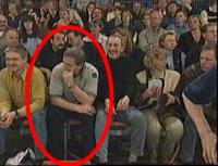 Noka auf der Trib�ne