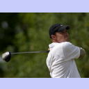 Golfen 2005: Henrik Lundstr�m beim Abschlag.