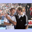 Pittis Abschied: Pitti mit Slavko Goluza.