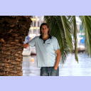 Lars Krogh Jeppesen im Hafen von Barcelona.