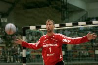 Thierry Omeyer in action.