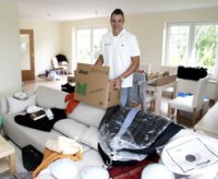 Filip Jicha im Umzugsstress.