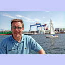 Alfred Gislason am Kieler Hindenburg-Ufer.