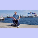 Alfred Gislason am Kieler Hindenburg-Ufer.