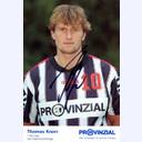 Autogrammkarte Thomas Knorr 1996/97.