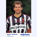 Autogrammkarte Magnus Wislander 1996/97.