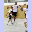 Daniel Narcisse beim ersten Training.