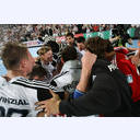 Jubel nach dem Sieg.