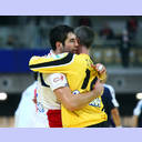 EM 2010: SLO-FRA: Nikola Karabatic und Thierry Omeyer.