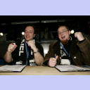 Die Internet-Redakteure Christian Robohm und Sascha Krokowski.