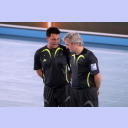 Die Schiedsrichter Dang/Zacharias.