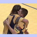 EM 2002-Finale: Olsson und L�vgren jubeln.