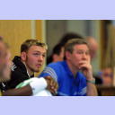 Anspannung auf der Bank.