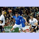 Senianin Maglajlija setzt sich gegen Dominikovic und Bjerre durch.