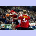 Dominikovic gegen Viktor Szilagyi und Roggisch.