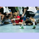 Lijewski sichert den Ball.