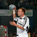 Henrik Lundstr�m in seinem ersten Spiel in der Ostseehalle f�r den THW.