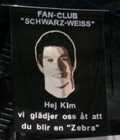 Kim Andersson war vom herzlichen Gru� der THW-Fans  sichtlich beeindruckt.