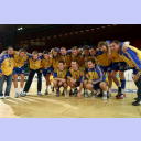 Das schwedische Siegerteam.