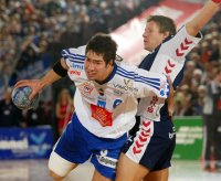 Nikola Karabatic traf f�r seinen Heimatverein Montpellier f�nf Mal.