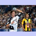 THW-Neuzugang Kim Andersson wirft auf das Tor.