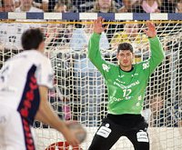 Henning Fritz in action.