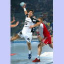 Nikola Karabatic setzt sich durch.