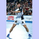 Nikola Karabatic beim Strafwurf.