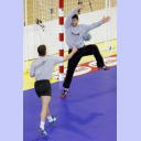 EM 2006: Training vor dem Turnierstart: Henning Fritz.