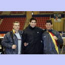 EM 2006: Ruhetag bei der EM: Das Kieler Trio Zeitz, Karabatic und Fritz.