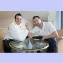 EM 2006: Dominik Klein und Vid Kavticnik.