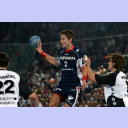 Marcus Ahlm attackiert Glenn Solberg.