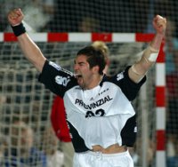 Nikola Karabatic in action.