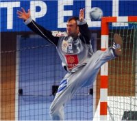 Thierry Omeyer in Aktion.