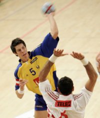 Kim Andersson im schwedischen Nationaltrikot.