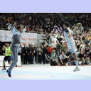 WM 2007: GER-FRA: Klein gegen Omeyer.