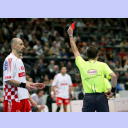 WM 2007: FRA-CRO: Rot f�r Dominikovic.