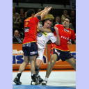 WC 2007: ESP - CZE: Filip Jicha is attacked.