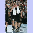 Joachim Boldsen schleicht deprimiert aus der Halle.