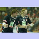 WM 2007: NOR - HUN: Preben Vildalen und B�rge Lund.