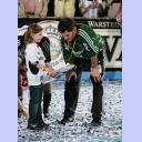 Henning Fritz mit Tochter.