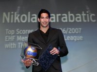 Nikola Karabatic wurde im Rahmen der EHF-Gala als Top-Scorer der CL-Saison 2006/07 ausgezeichnet.