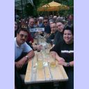 Von links: Thorsten (verdeckt), Norbert, Gitta, Peter, Jan, Renate (verdeckt), Karsten, Flo und Viola