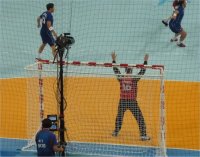 Thierry Omeyer im franz�sischen Tor.