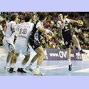 Ahlm blockt, Andersson wirft.